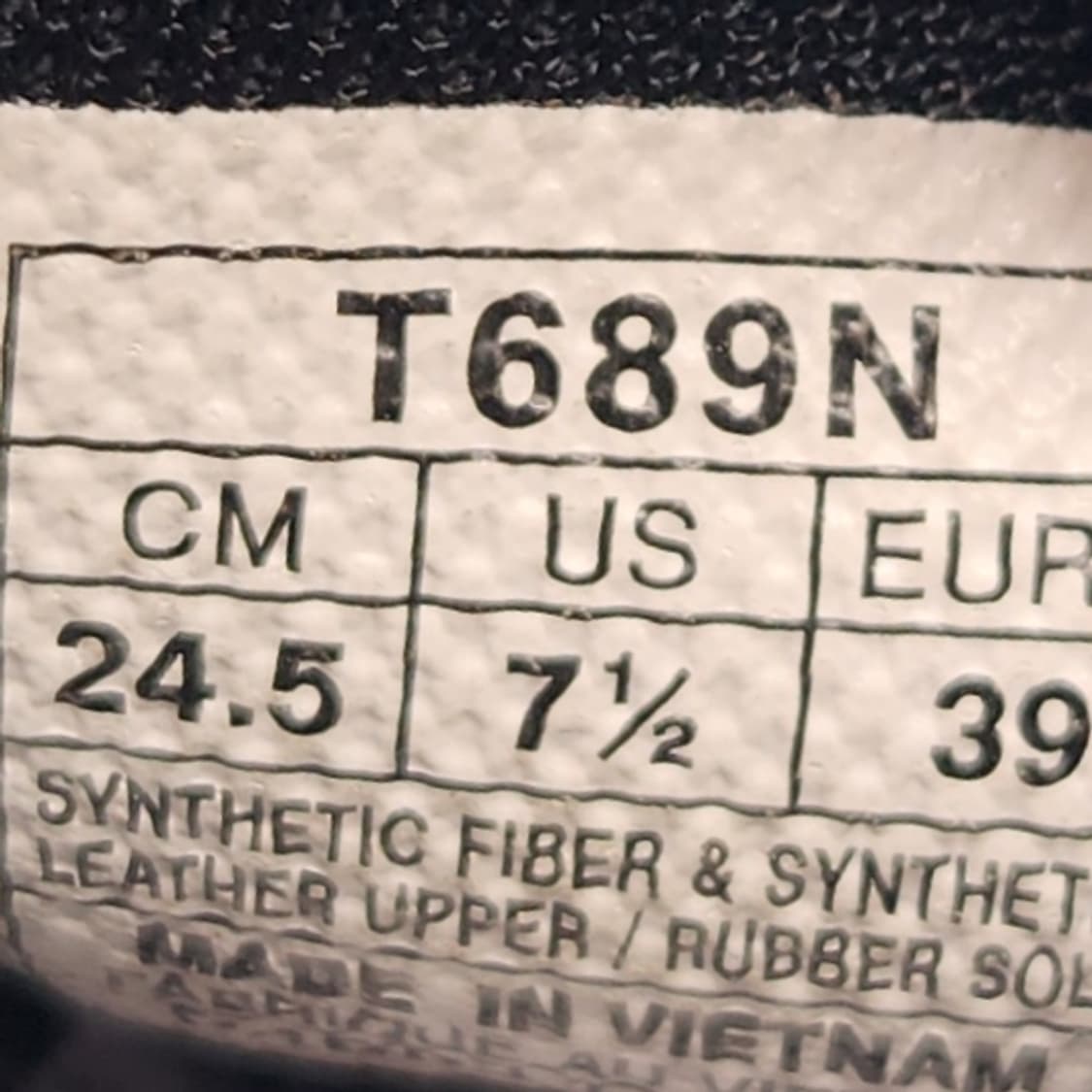 ooo 아식스 fuzeX 블랙 런닝화245 상품이미지6