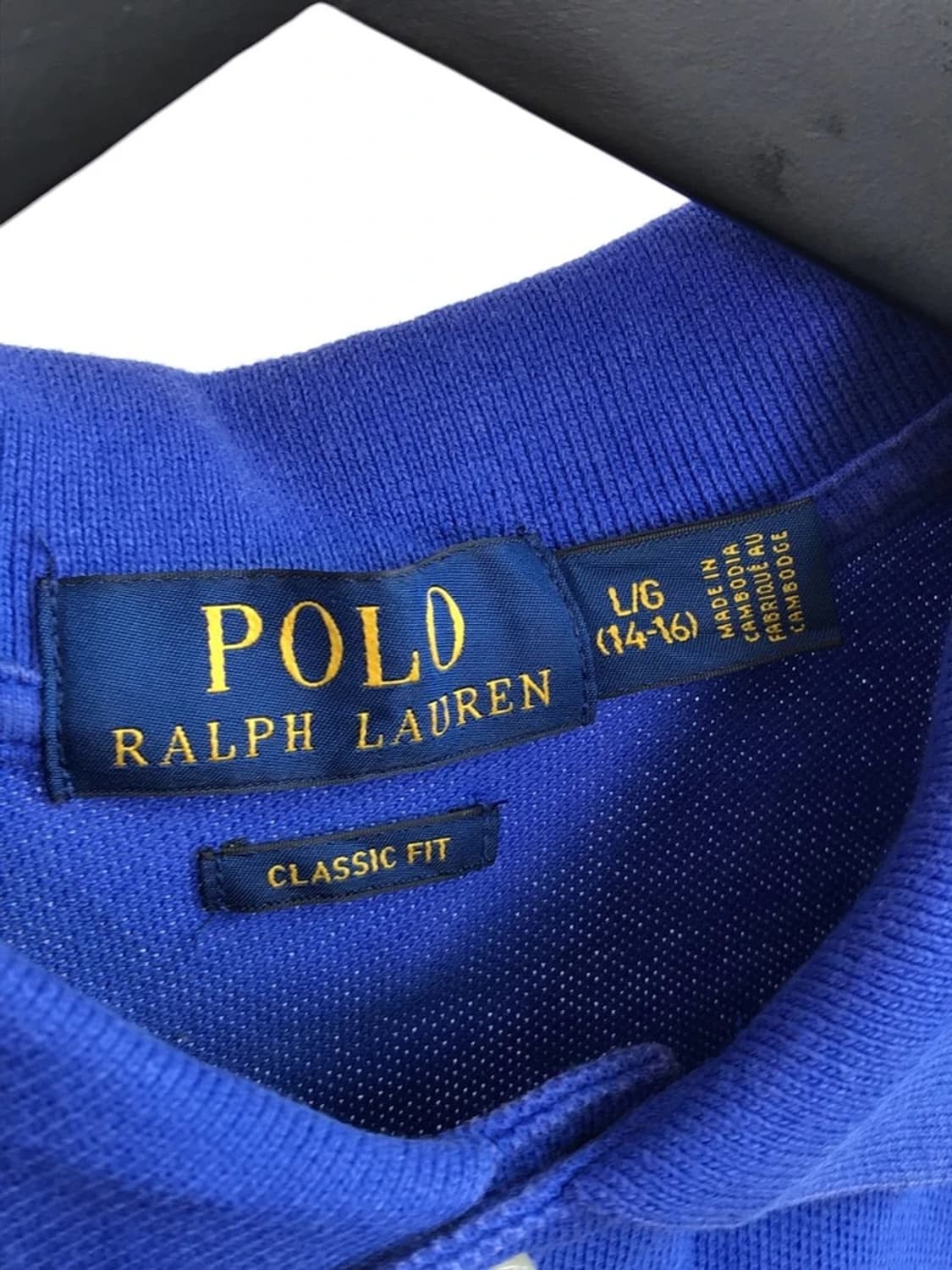 Polo Ralph Lauren Classic Fit Blue Polo 상품이미지6