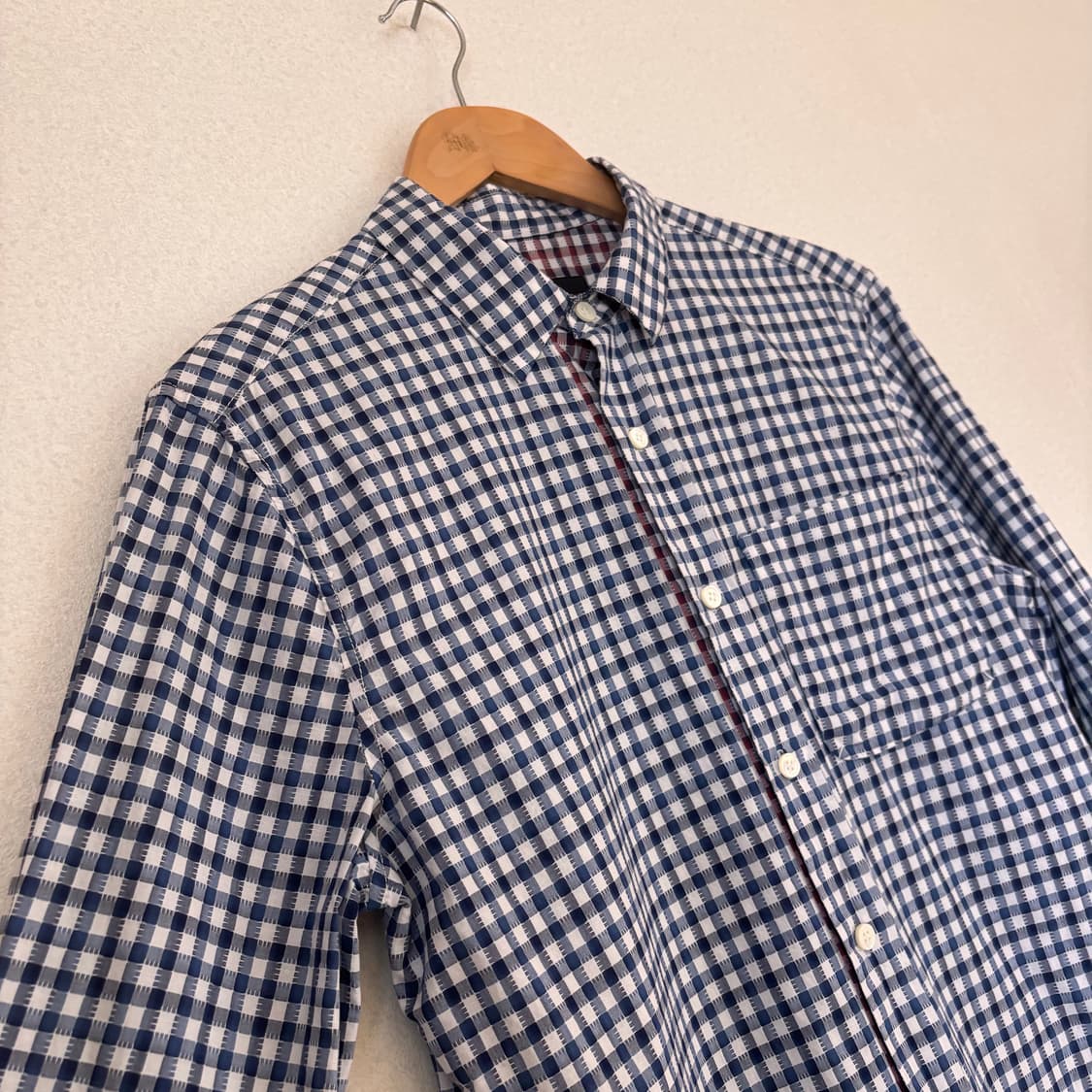 시스템 옴므 슬림 100 체크 셔츠 남방 입체 디테일 15SS 상품이미지6