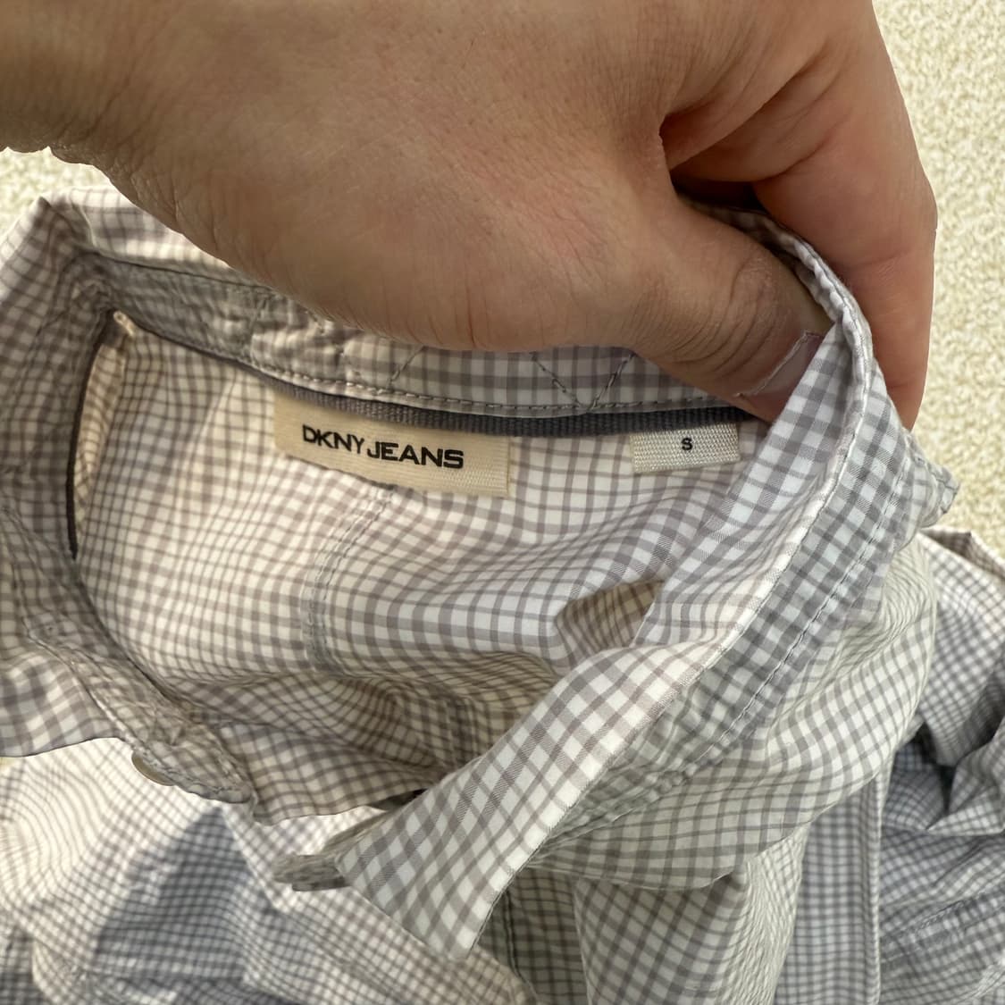 [S] DKNY 체크 긴팔 셔츠 1223T1 상품이미지3