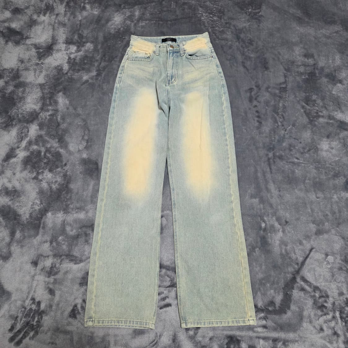 (XS)여성 MODIFIT 빈티지 워싱 스트레이트 데님 팬츠  상품이미지1