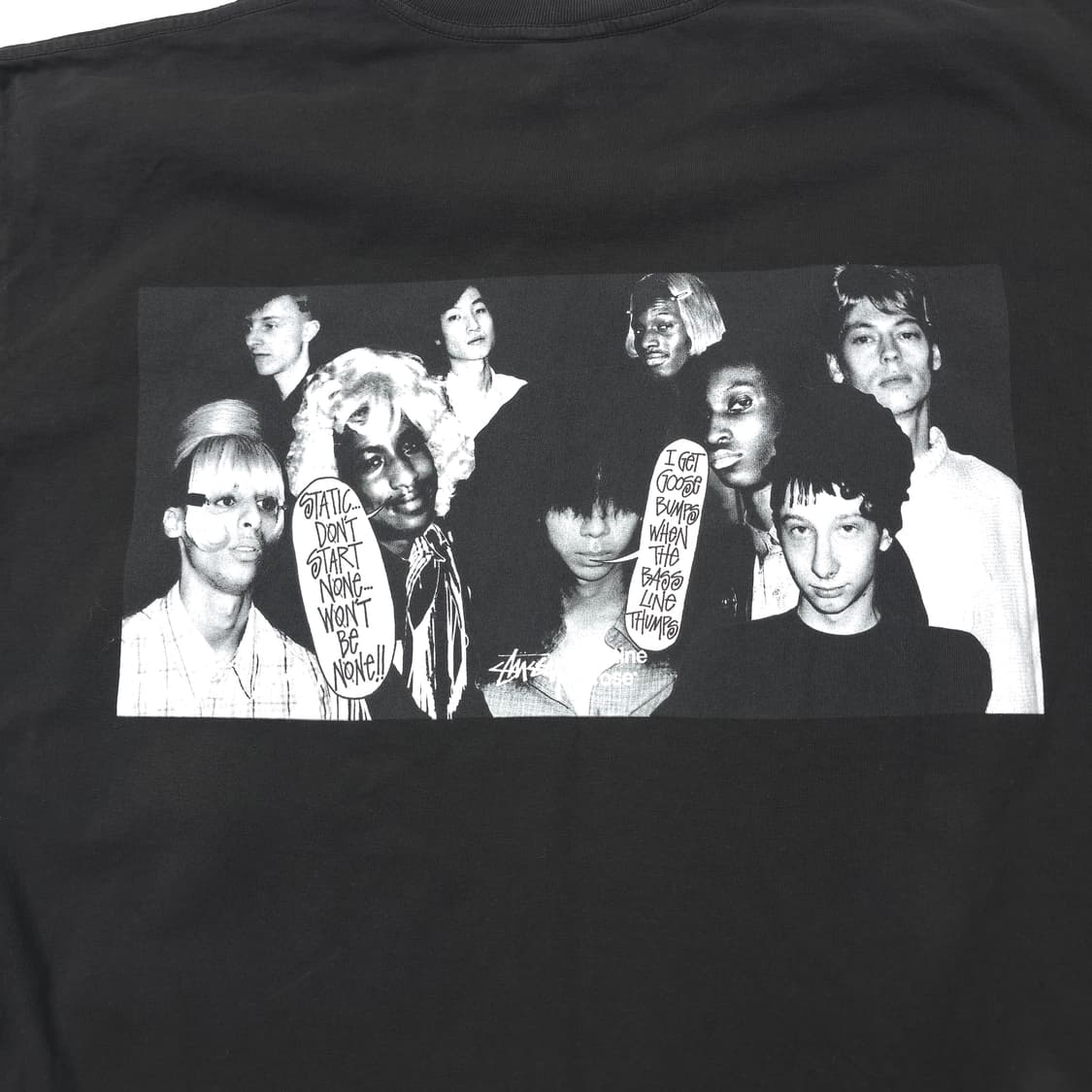 스투시 마틴로즈 프린팅 피그먼트 코튼 티셔츠 블랙 (XL) 상품이미지6