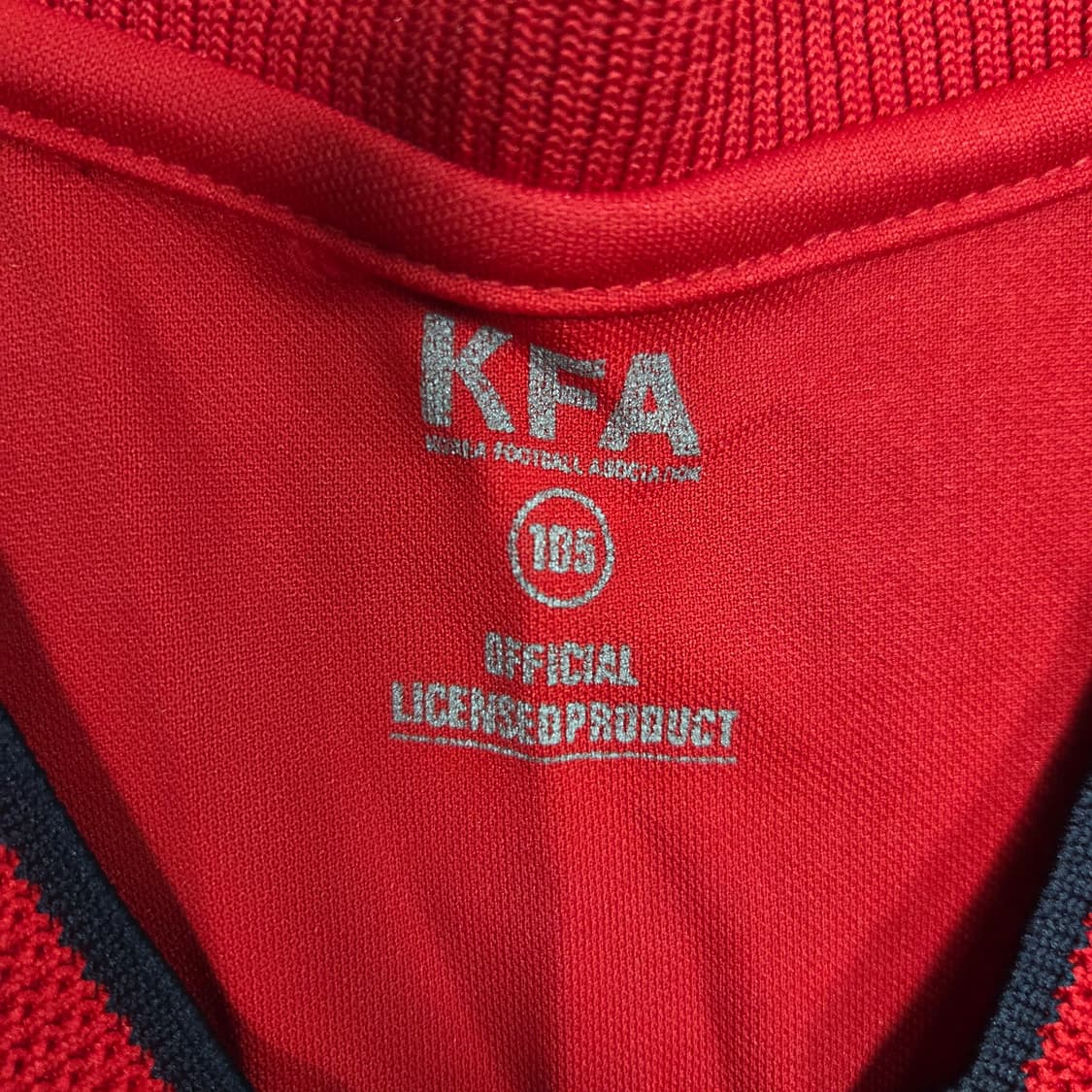 ✨ (만원 빈티지) KFA 국대 투혼 월드컵 기념 브이넥 반팔티 상품이미지3