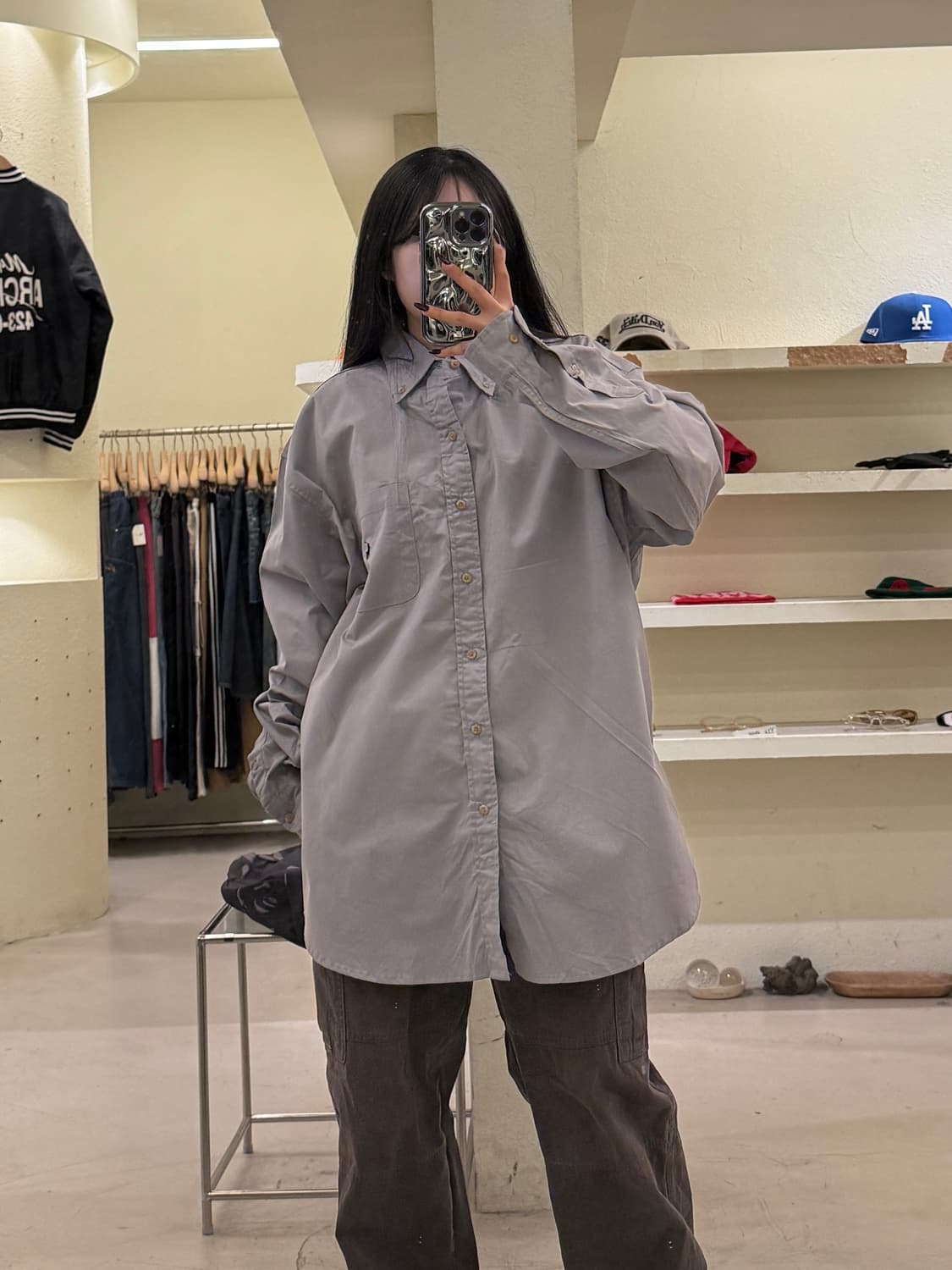 폴로 랄프로렌 그레이 포니 셔츠 U1681 상품이미지1