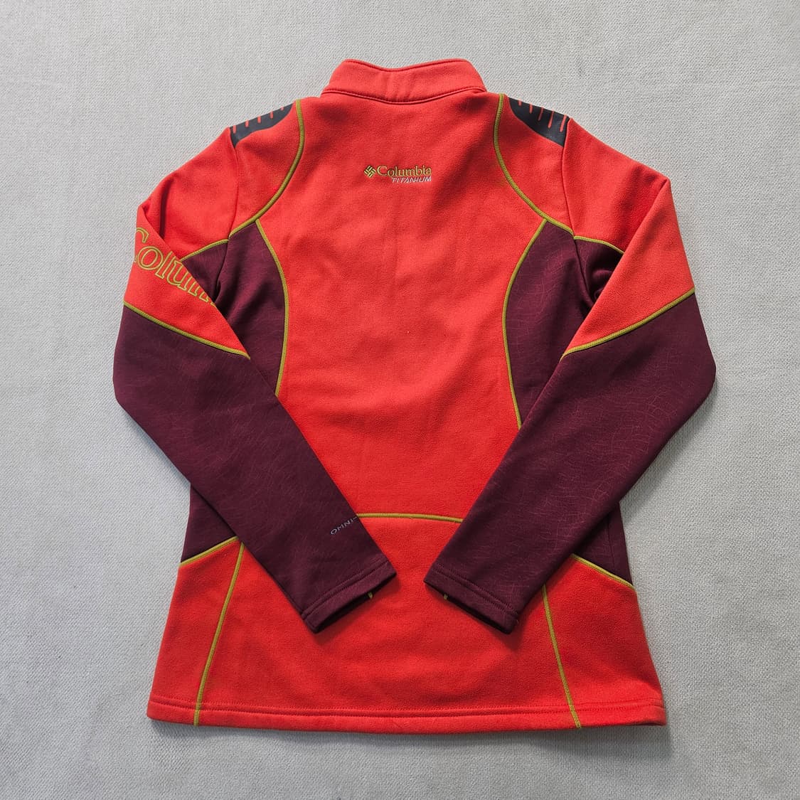 S 컬럼비아 기능성 반집업 등산 긴팔티 0326Y 상품이미지2