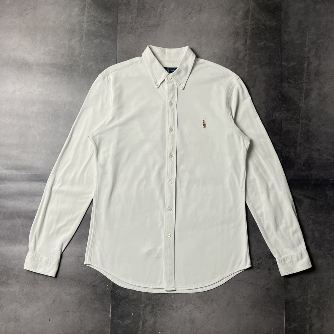 RALPH LAUREN 랄프로렌 화이트 다운버튼 코튼 셔츠 A01068 상품이미지1