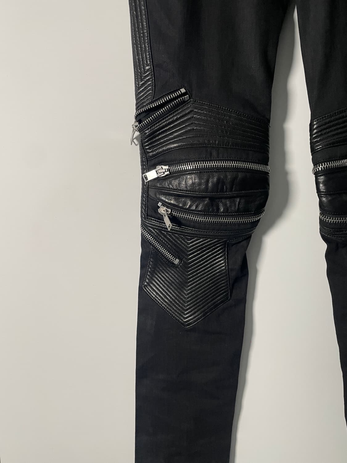 15s 생로랑 슬림핏 레더패널진 (onp.72)   상품이미지4