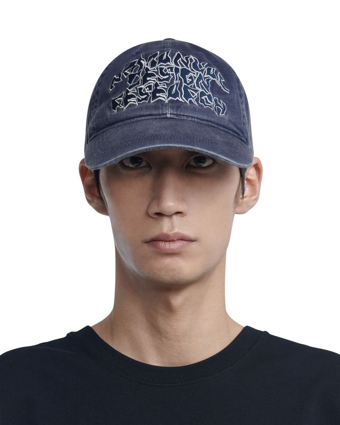 노매뉴얼 M.S.L BALL CAP WASHED NAVY 상품이미지2