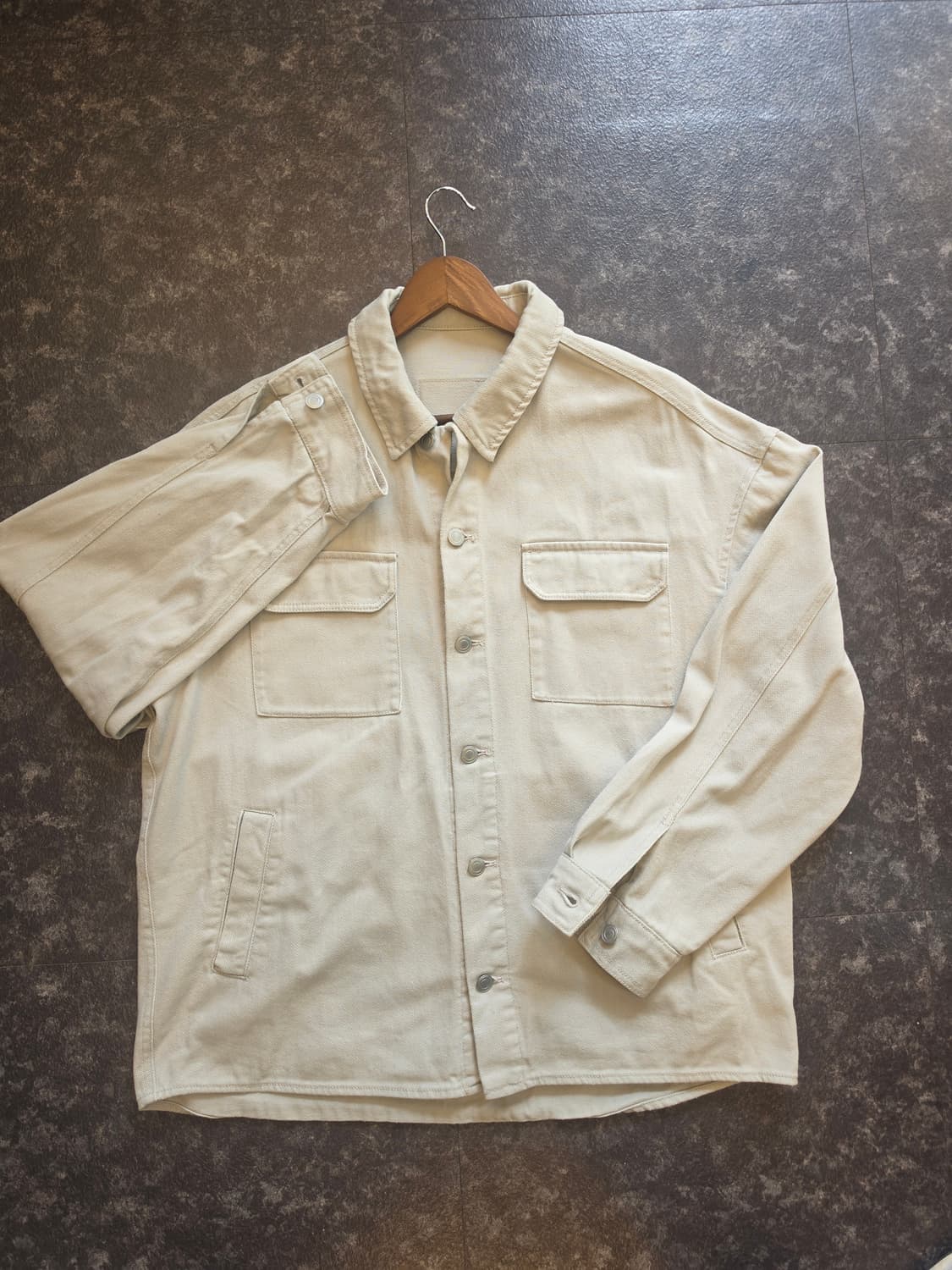 US N THEM 크림 코듀로이 셔켓 자켓 (100 / 레트로 감성) 상품이미지1