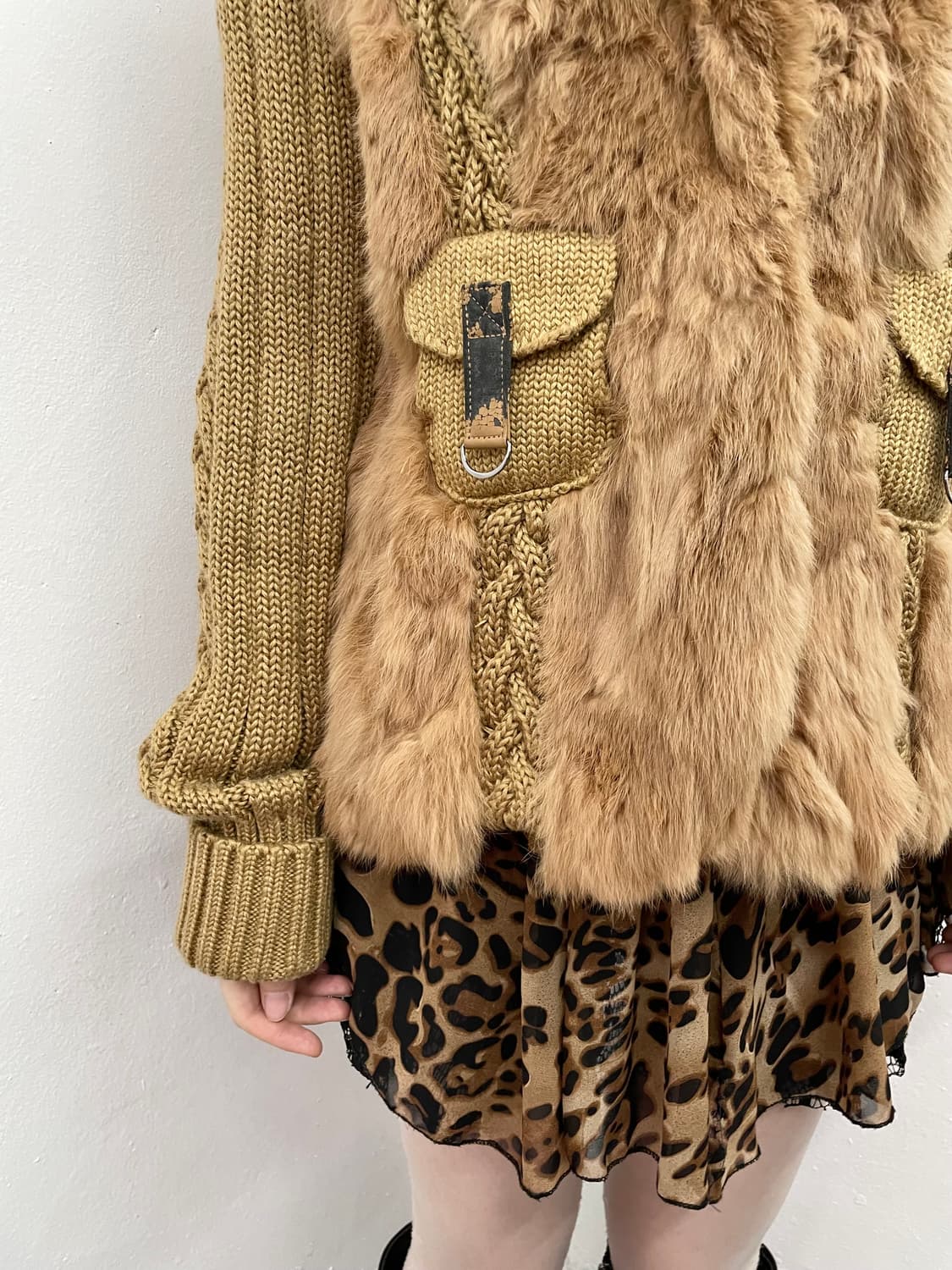 렉스 니트 퍼자켓 상품이미지5