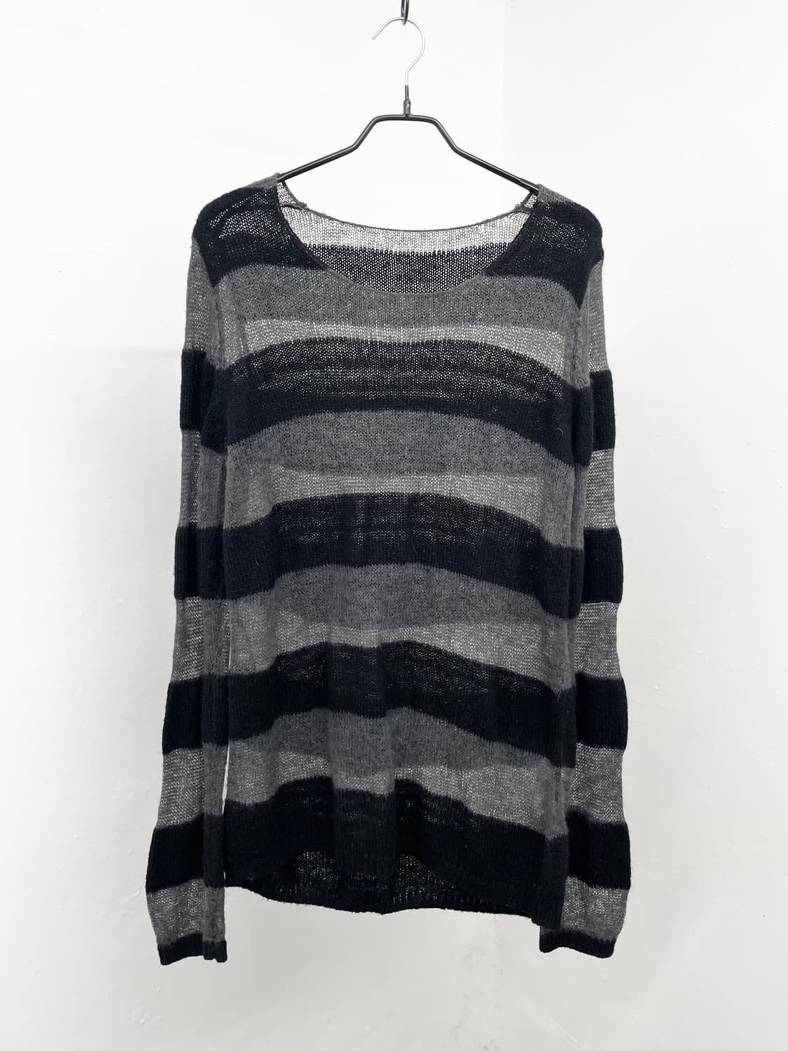 펑크 스트라이프 루즈 니트 상품이미지4