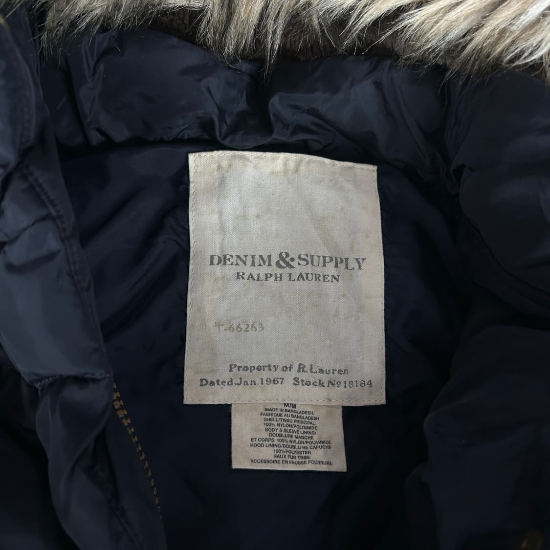 Denim&supply 털후드 패딩  상품이미지2