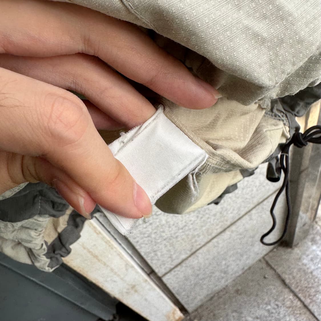 컬럼비아 로고 바람막이 아노락 상품이미지10