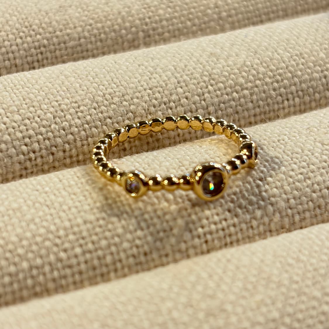 새상품 여성 신주 은도금 외계인 골드 반지 상품이미지2