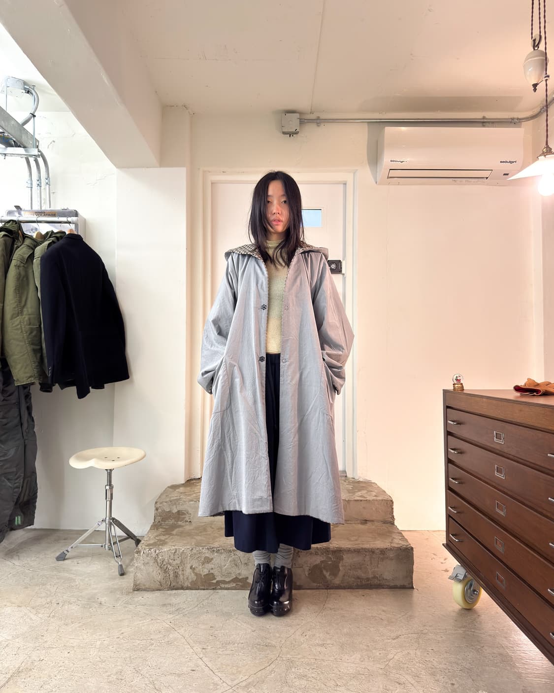 Sunsea 17fw  Reversible Jedi Coat/ 3 상품이미지9