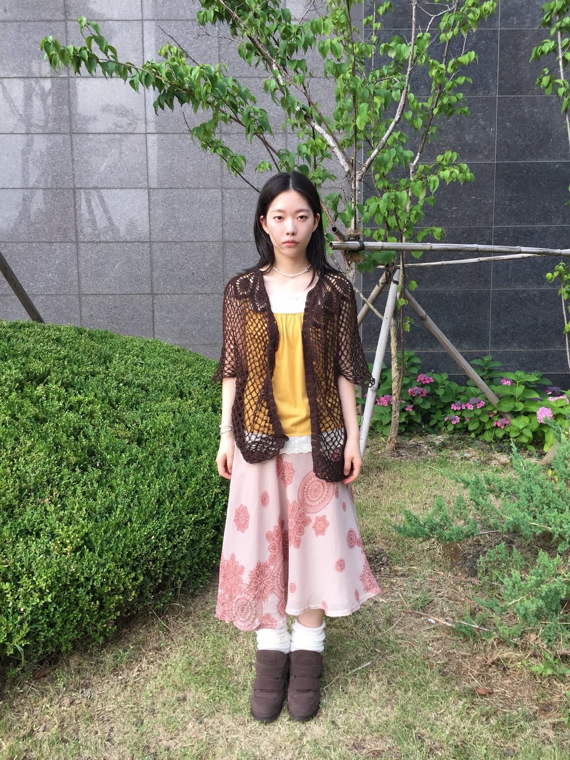 일본빈티지 에스닉 보헤미안 하구미 스즈코 히피 모리걸 레이어드 코디세트 상품이미지1
