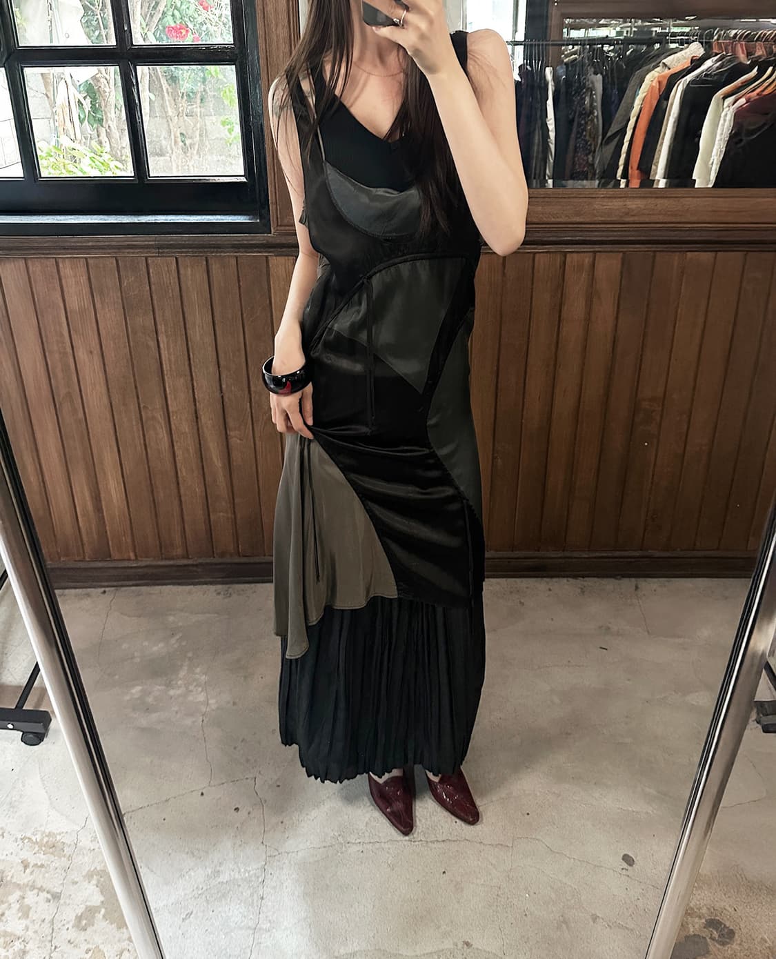 JPV pleated long skirt 상품이미지4