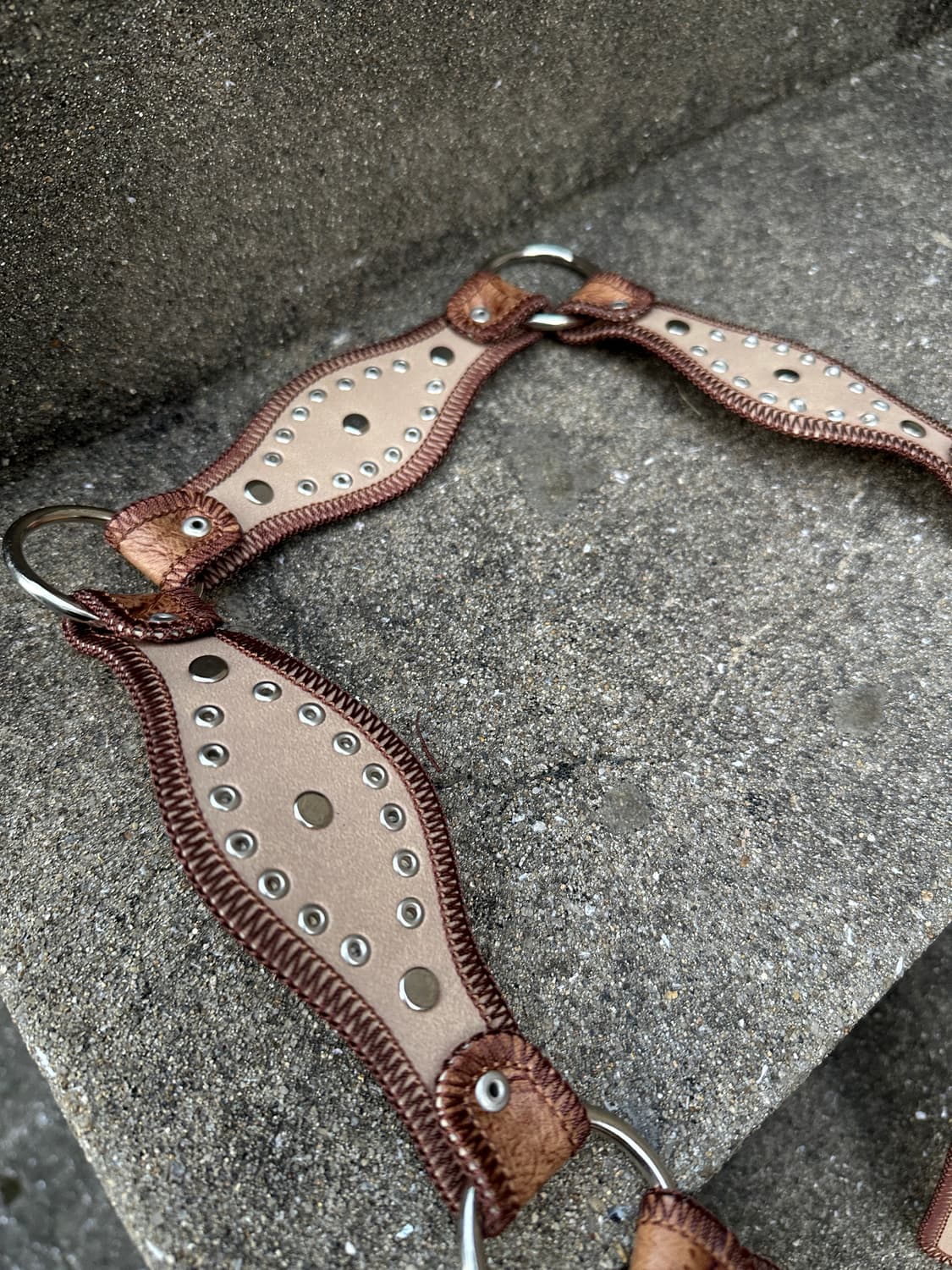 Western mood cubic detail belt 상품이미지5