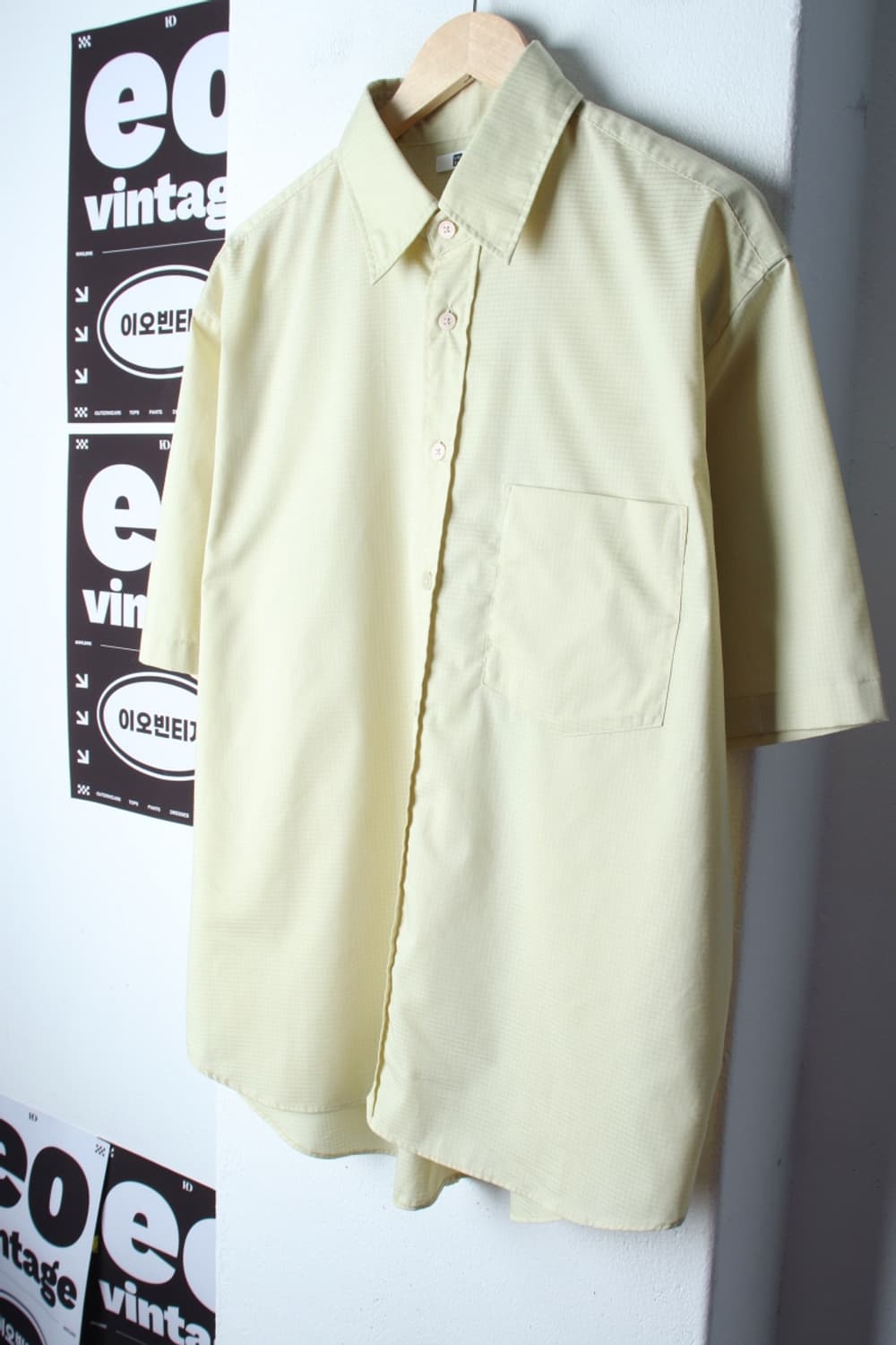 (L-XL) 유니클로 반팔 카라 티셔츠 셔츠 남방 U라인-H3H33792 상품이미지1