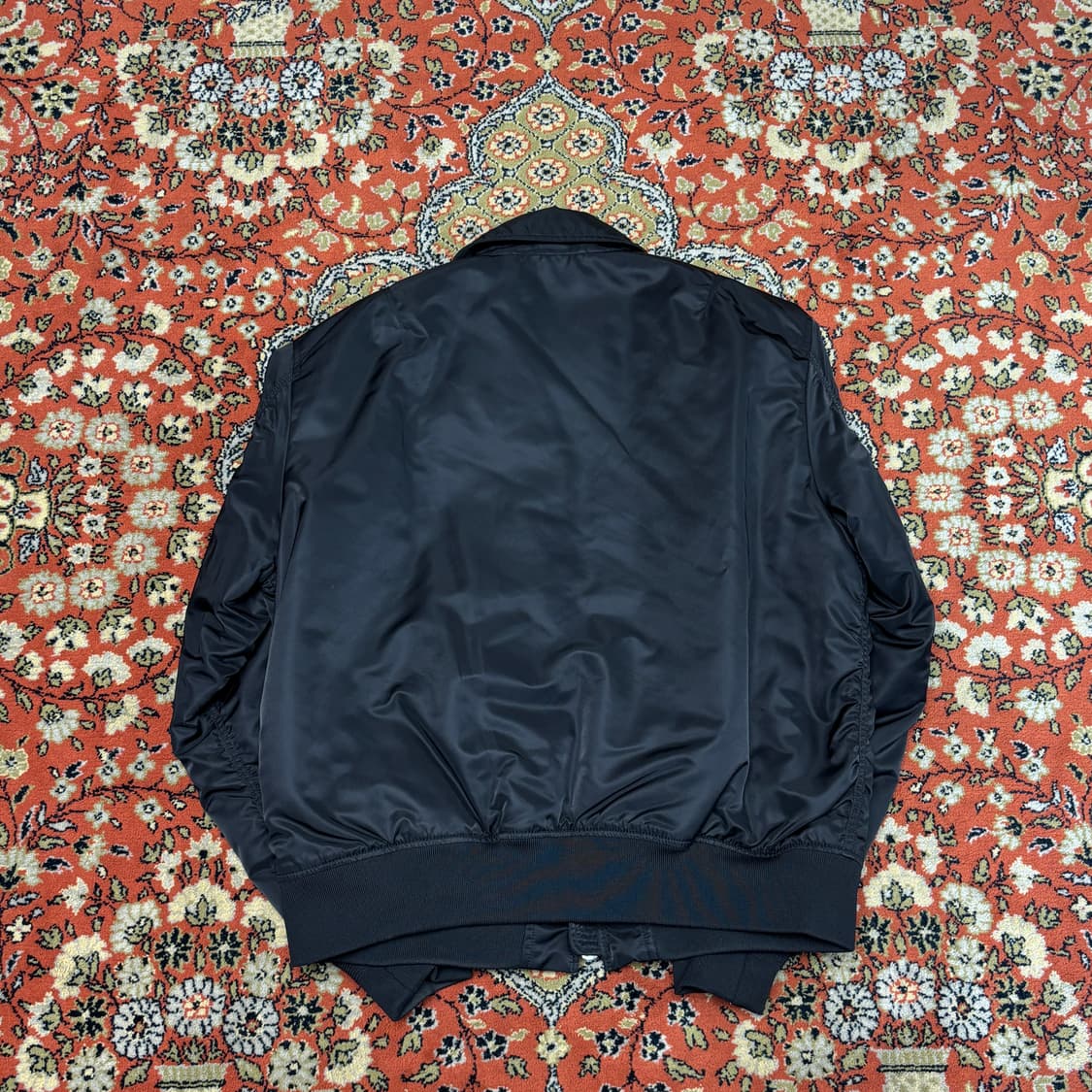 [L] 무탠다드 오버사이즈 칼라드 보머 재킷 블랙 상품이미지2