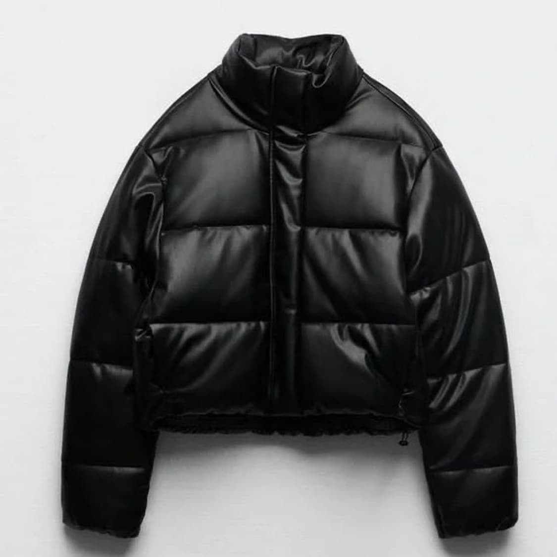 자라 페이크 레더 패딩 상품이미지1