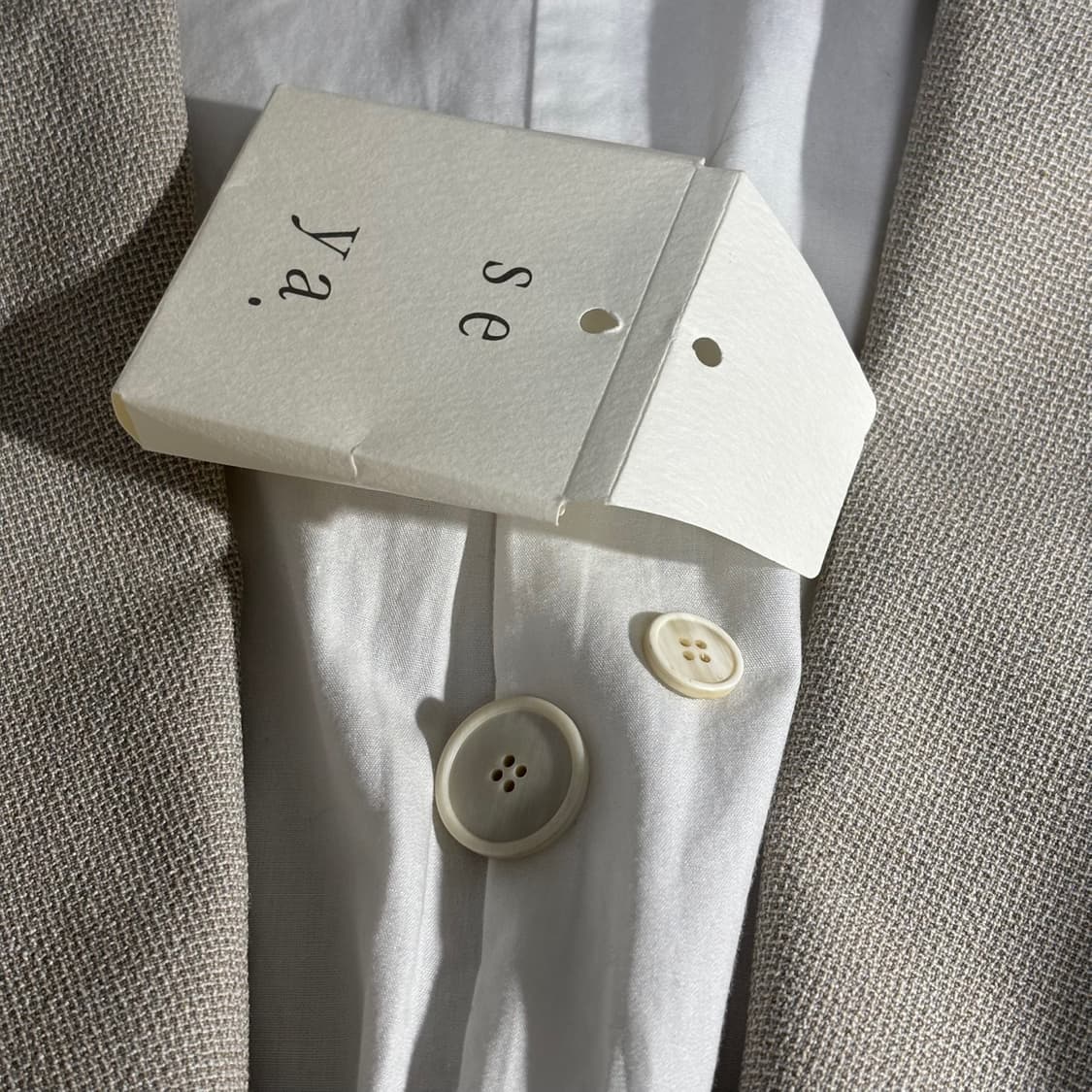 XL) seya 세야 드라이 울 실크 테일러드 자켓 상품이미지4