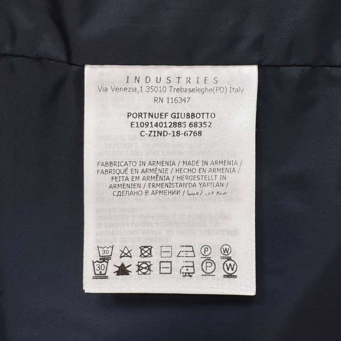 [5사이즈] 몽클레어 바람막이 집업 자켓 네이비 상품이미지9