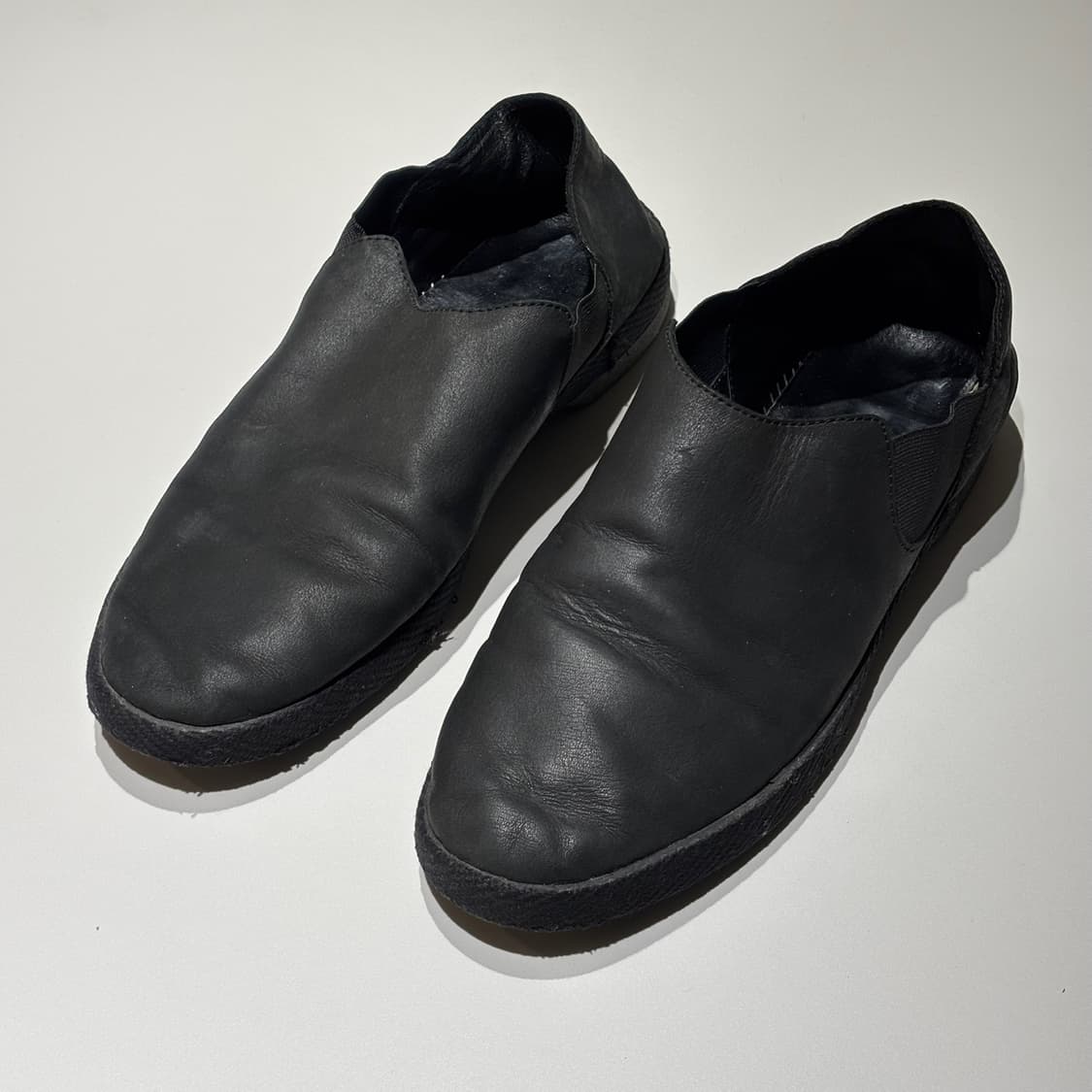 3) 요지 야마모토 레더 슬립온 상품이미지1