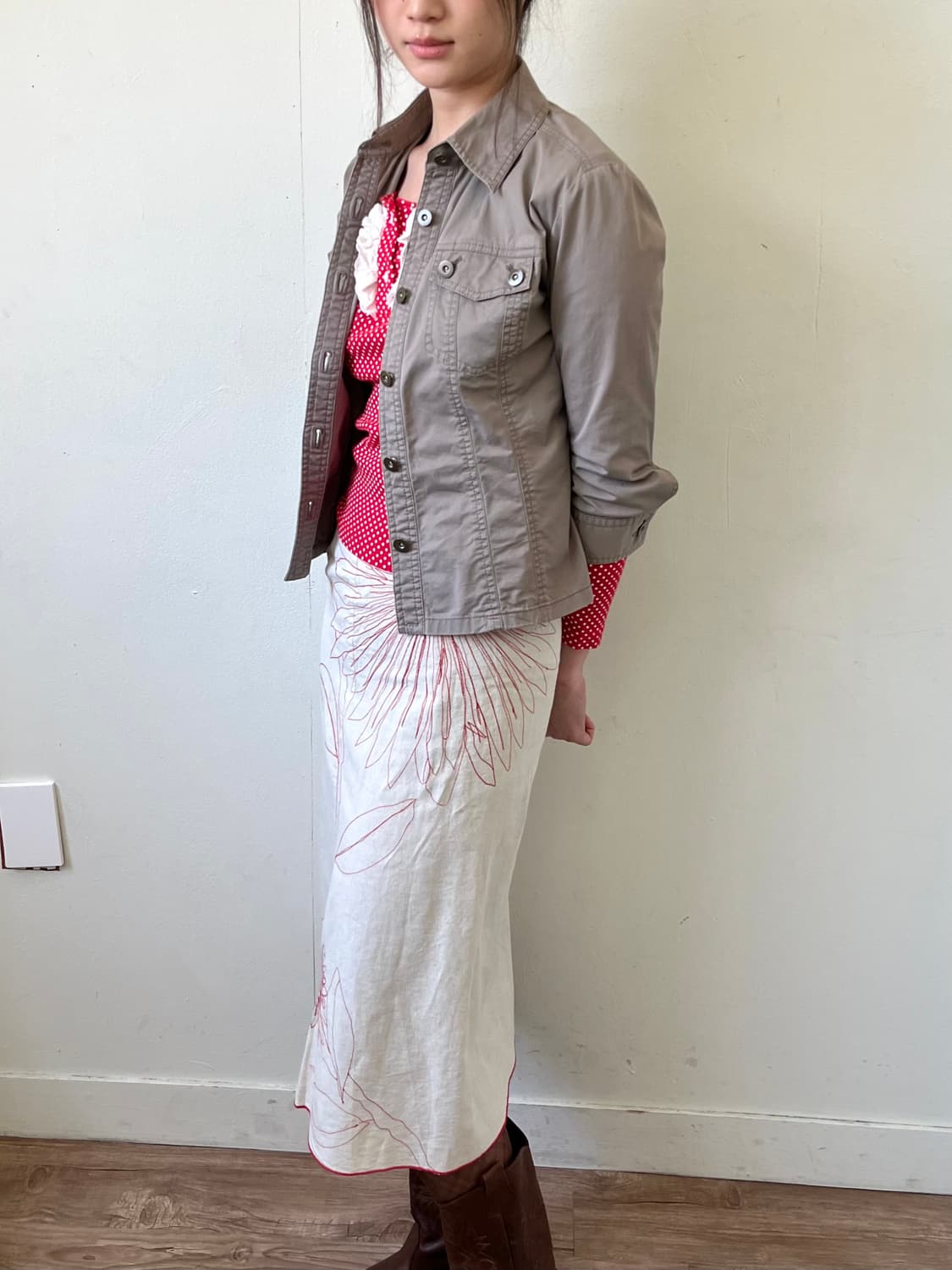 22 OCTOBRE y2k 셔츠 자켓 상품이미지7