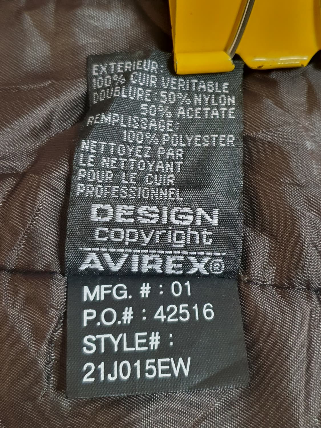 Avirex 가죽 자켓 5 XL 상품이미지9