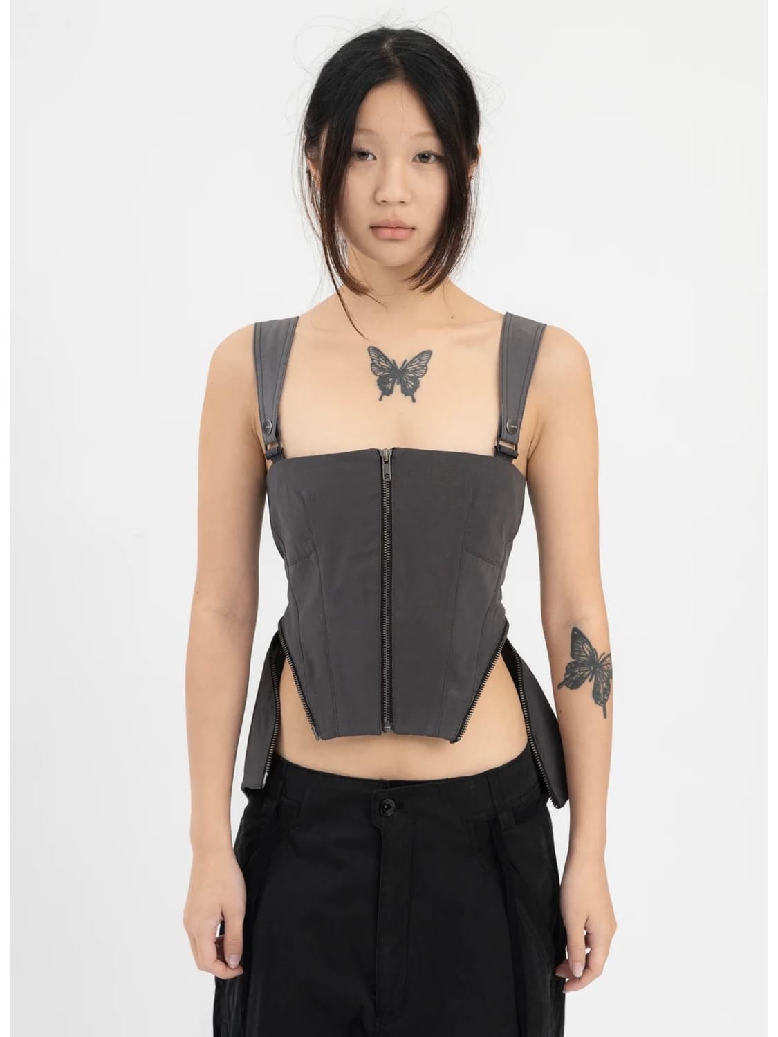 혜인서 코르셋 슬리브리스 탑 size 3 상품이미지1