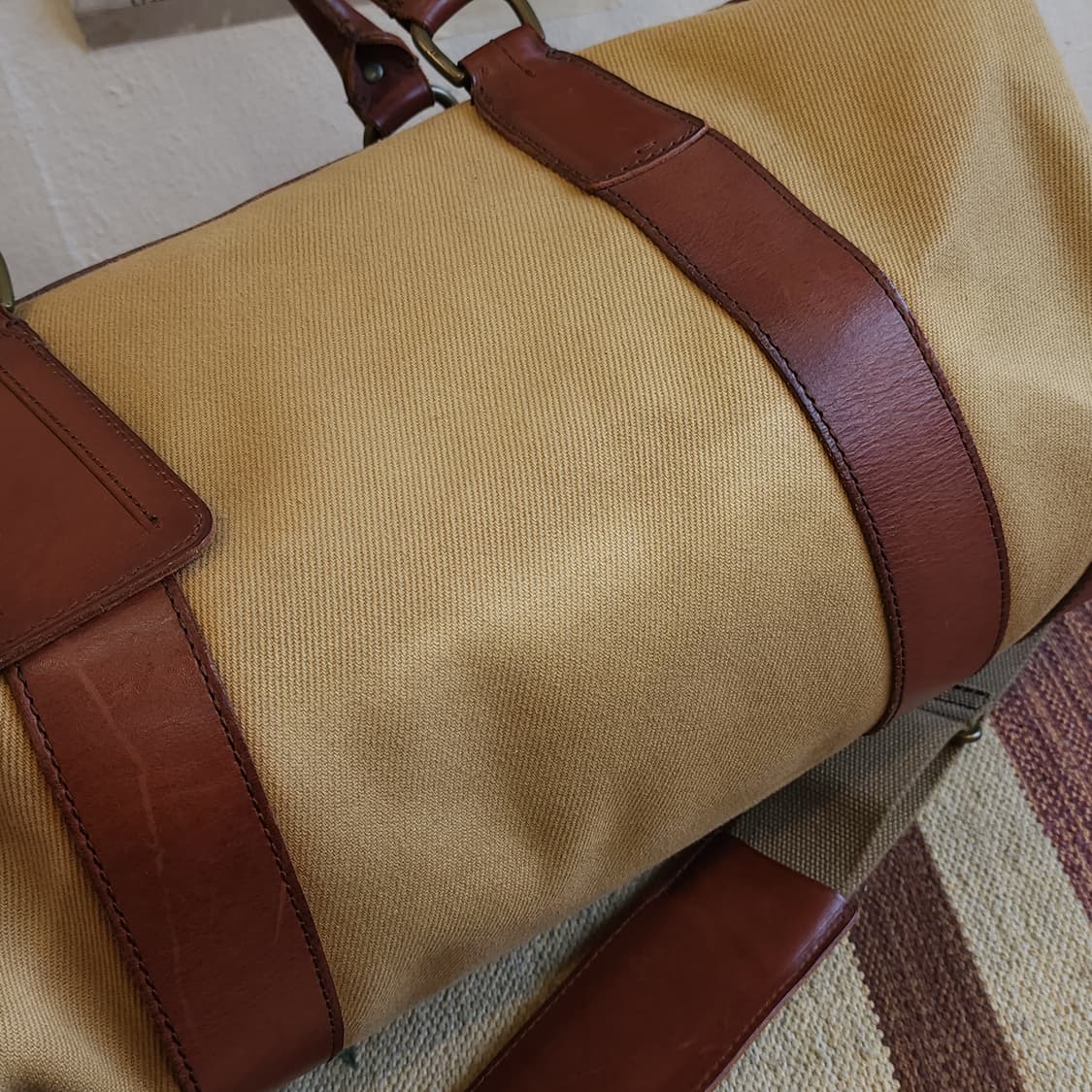 폴로 캔버스 레더 트레블백 보스턴백 상품이미지9