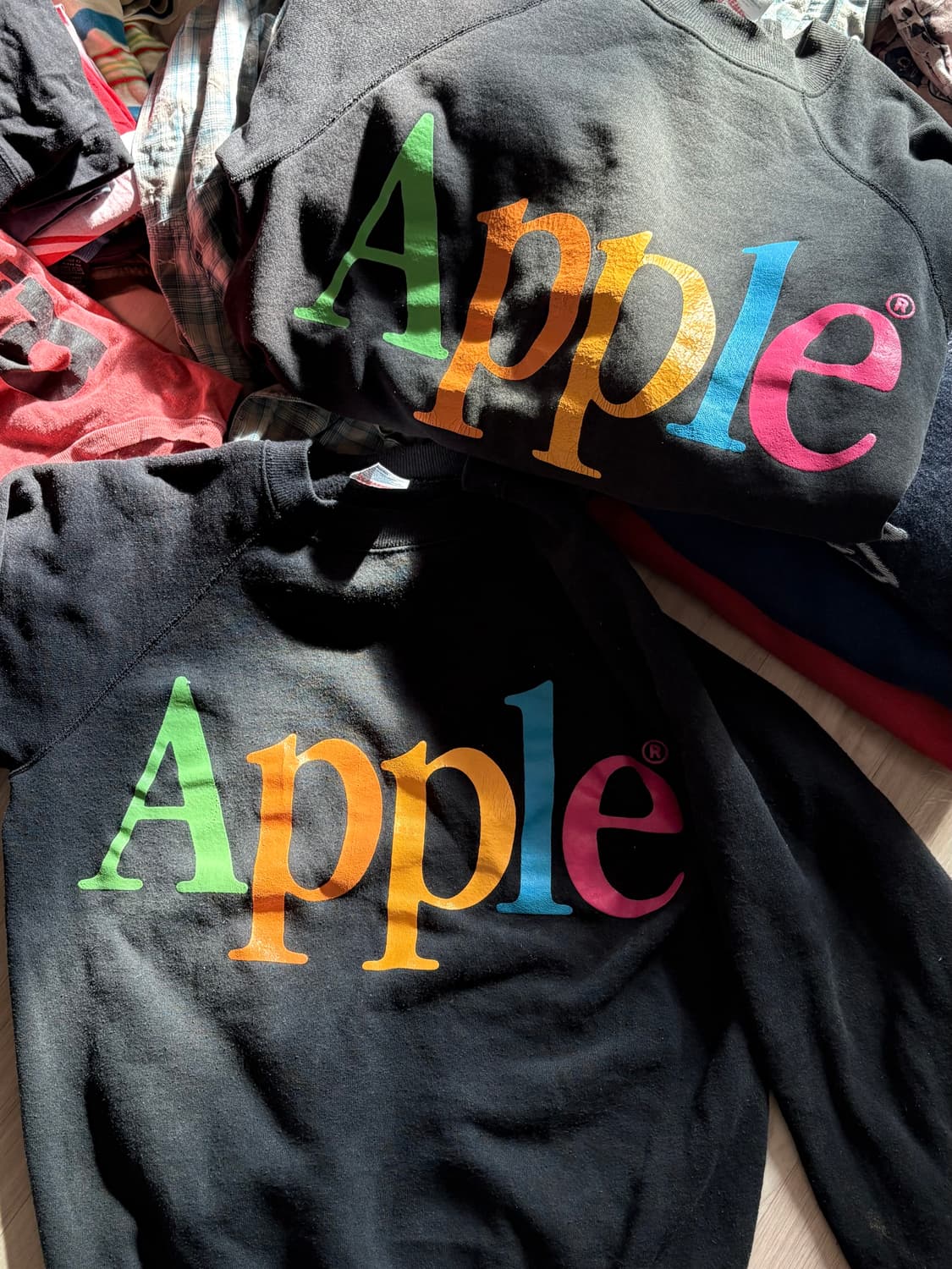 빈티지 애플 스웻 90s apple 상품이미지1