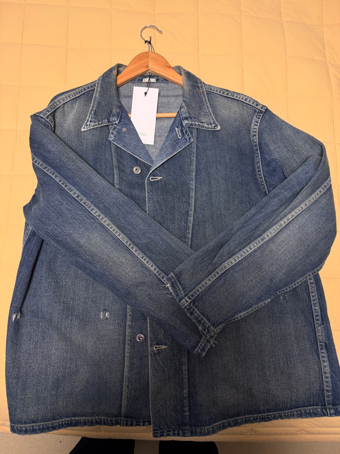 A.presse 24aw 데님 커버올 3size 상품이미지4