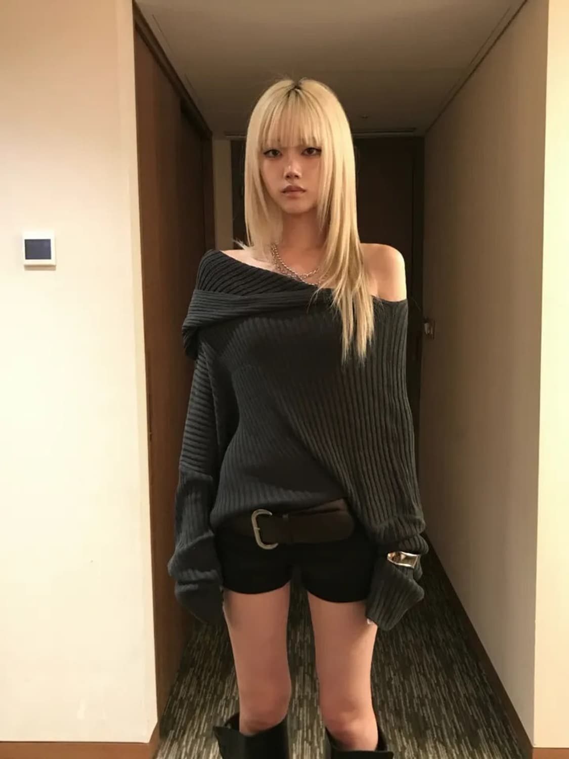 쿄이 NO RULES KNIT OFF HOOD 상품이미지1