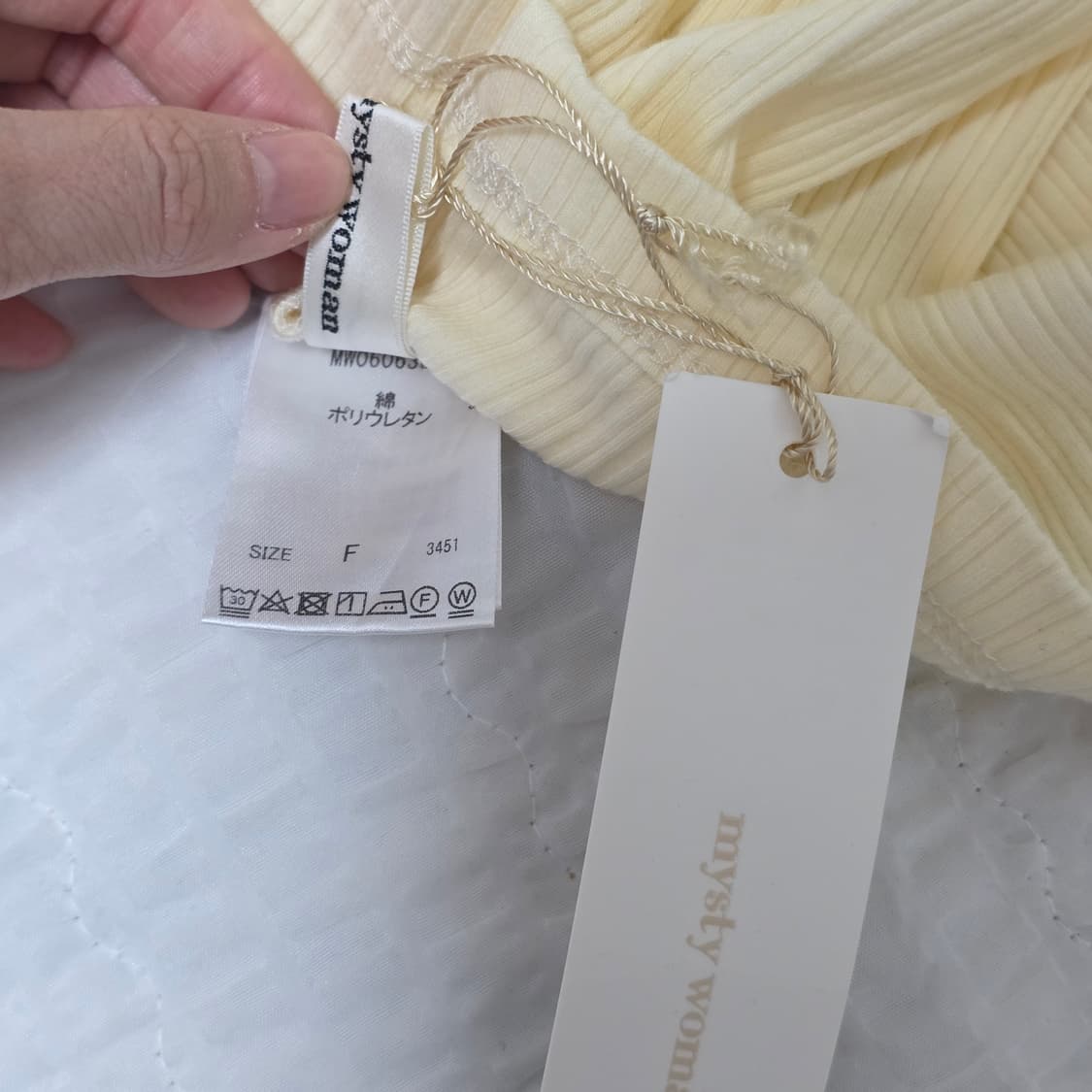 일본빈티지)퍼프 크림모리걸st 블라우스 상품이미지4