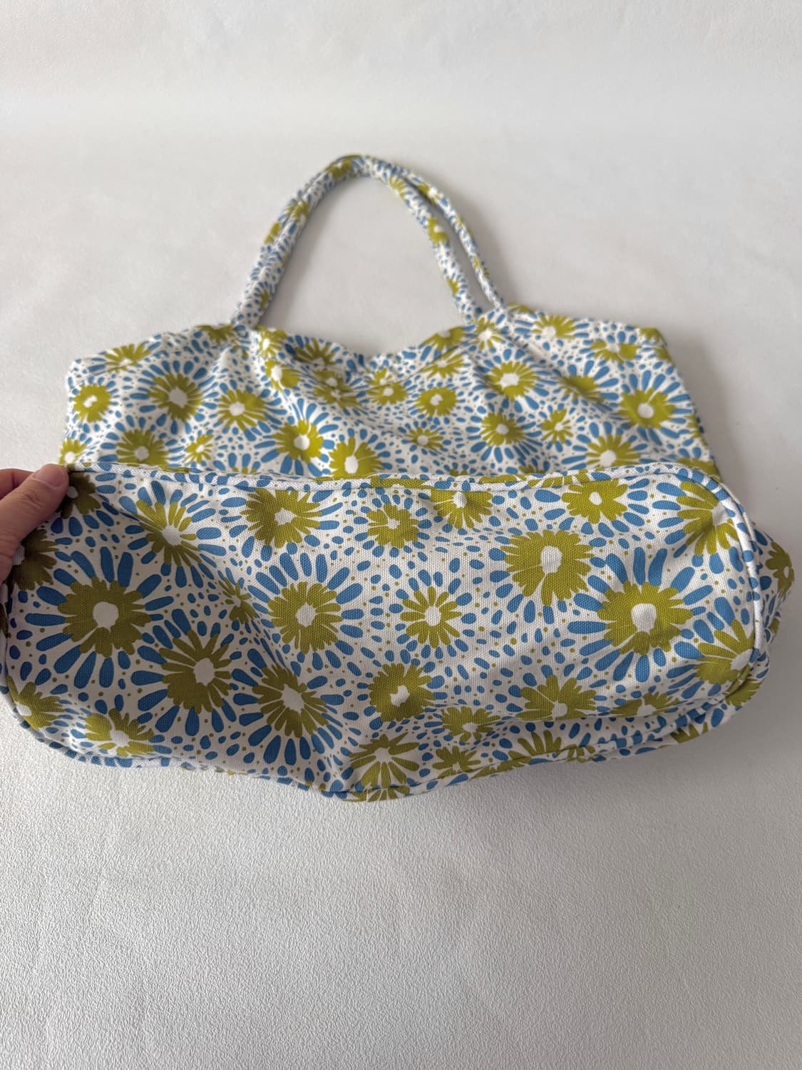 Pre owned 코튼 토트 숄더백 상품이미지4