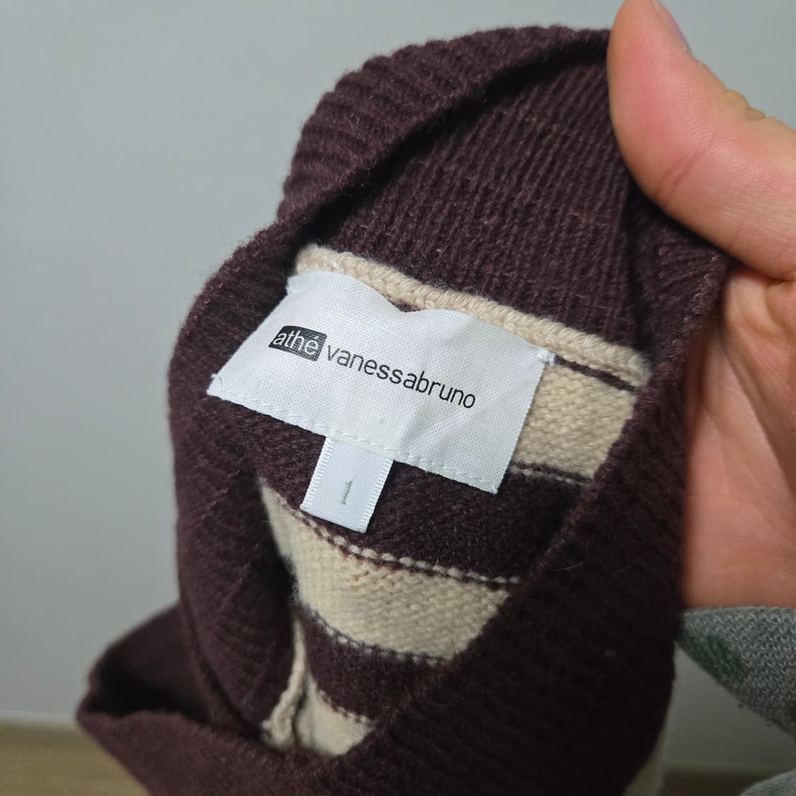 아떼바네사브루노 울 스트랩리스 원피스 /여성 니트 / 여성 원피스  상품이미지5