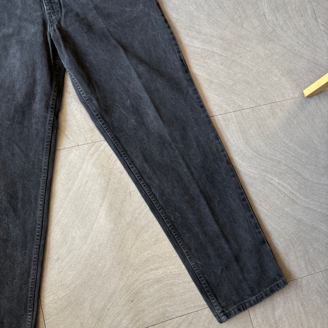 98년 10월 미국 생산 리바이스 545 데님 블랙 팬츠 상품이미지3