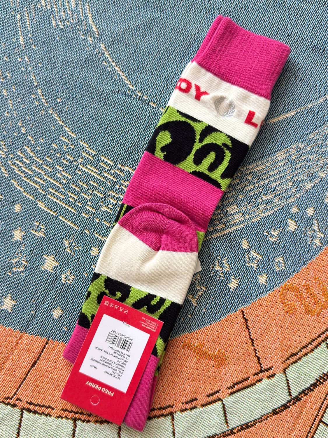 프레드페리 x 찰스 제프리 러버보이 콜라보 양말 상품이미지2