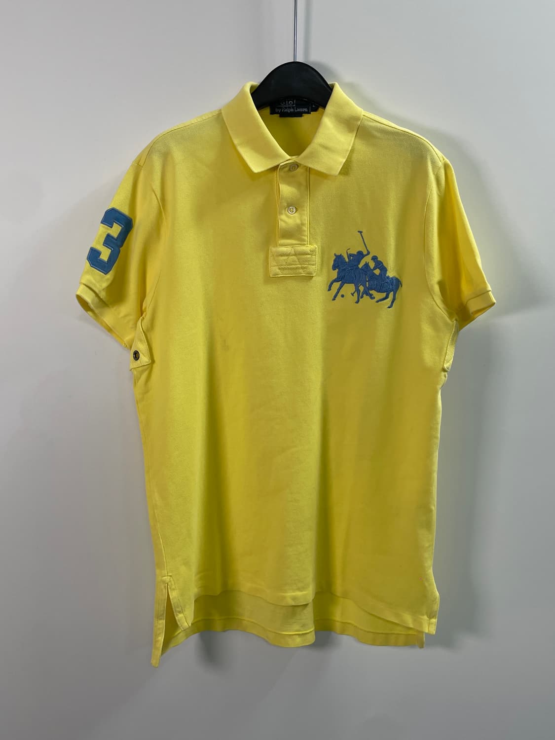 폴로 랄프로렌 빅포니 노랑 반팔 카라티 (on.63) 상품이미지1