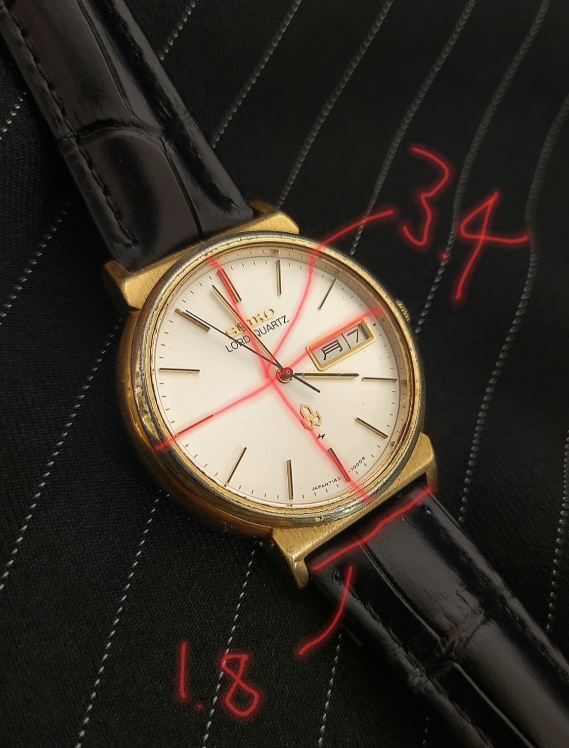 세이코 로드쿼츠 금장 빈티지 시계 상품이미지7