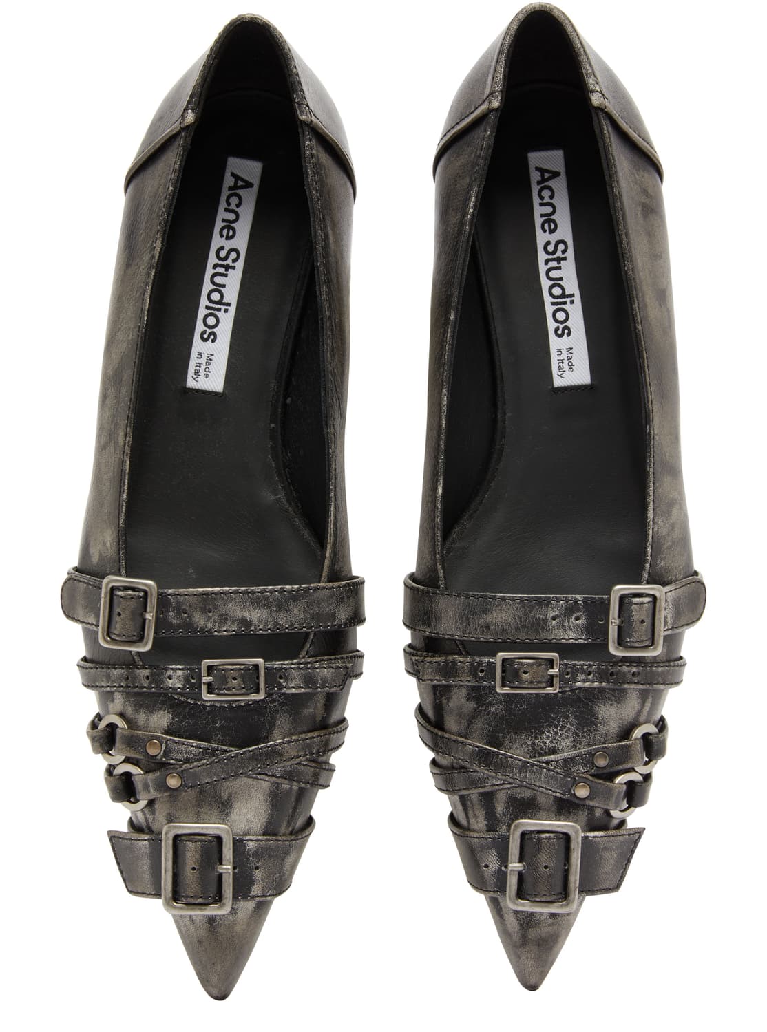 [37]아크네스튜디오 belted flat shoes black 상품이미지1