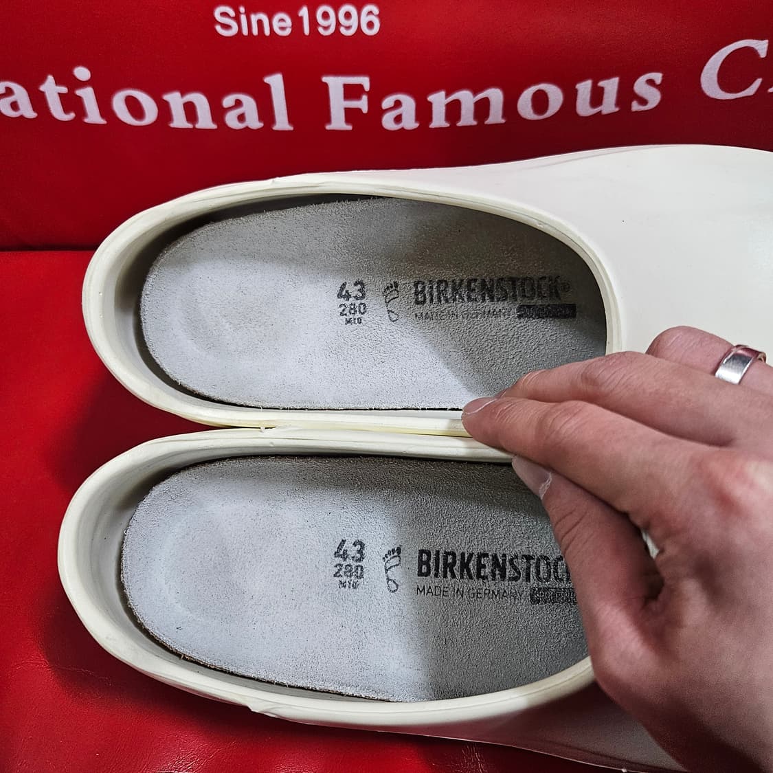 버캔스탁 A630 클로그 화이트 43size 상품이미지8