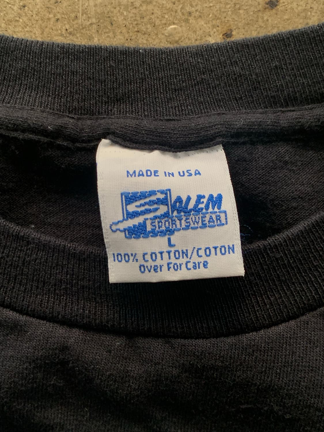 90s 세일럼 스포츠웨어 시카고불스 백투백 월드챔피온 티셔츠 상품이미지5