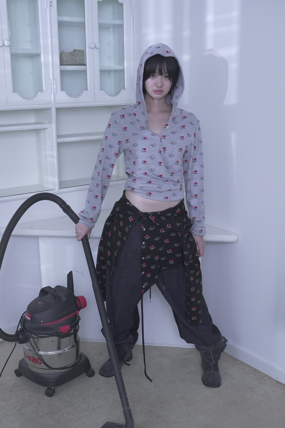 세릭 My Melody Wrap Hood Cardigan 상품이미지7