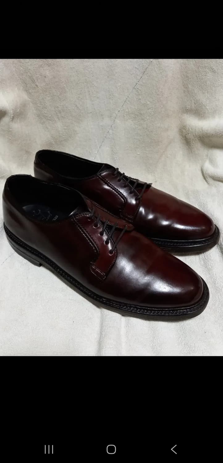 [판매] Hanover cordovan 하노버 쉘코도반 플레인토 9.5c 상품이미지7