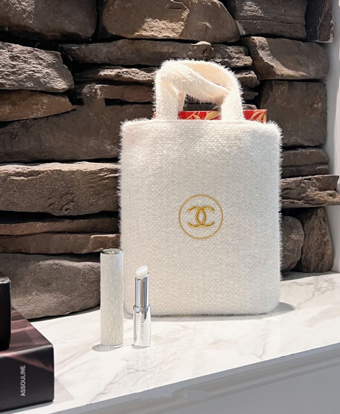 샤넬 뷰티 뽀글이 파우치백/ 미니 토트백 상품이미지1