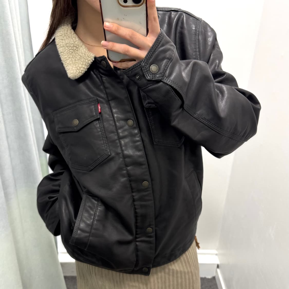 리바이스 페이크 레더 자켓 상품이미지2
