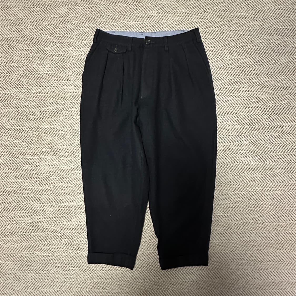 BEAMS PLUS wool slacks dark navy 상품이미지1